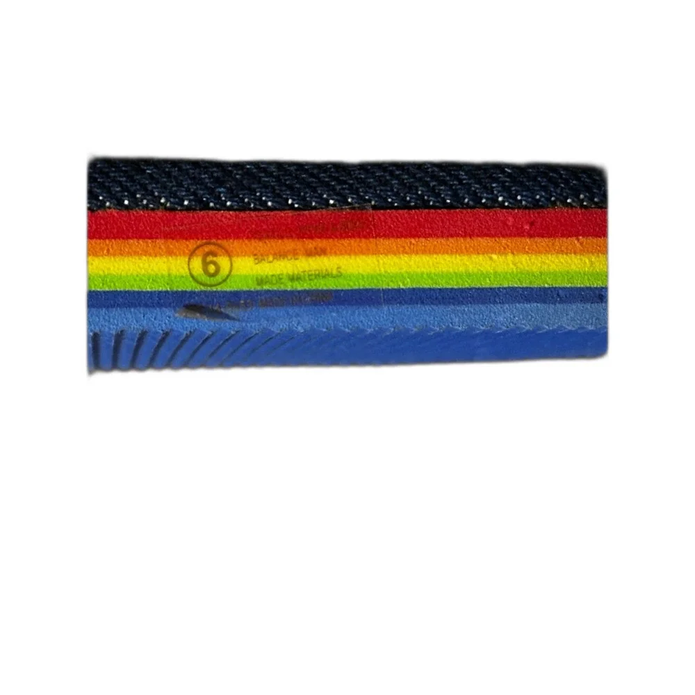 Beach Thongs by Mossimo Size 6 Rainbow Pattern